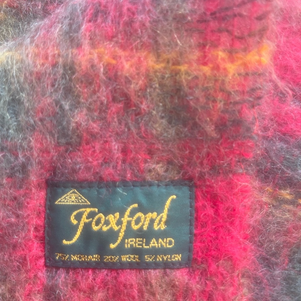 Vintage Foxford Mohair/Wool Scarf  Made in Ireland